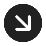 Arrow Down Right Circle SVG Icon